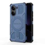 For Redmi Turbo 4 BIBERCAS Real Color Series MagSafe Shockproof Phone Case(Blue)
