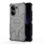 For Redmi Turbo 4 BIBERCAS Real Color Series MagSafe Shockproof Phone Case(Gray)