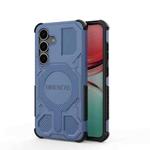 For Samsung Galaxy S25 5G BIBERCAS Real Color Series MagSafe Shockproof Phone Case(Blue)