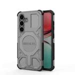 For Samsung Galaxy S25 5G BIBERCAS Real Color Series MagSafe Shockproof Phone Case(Gray)