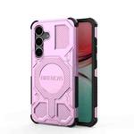 For Samsung Galaxy S25 5G BIBERCAS Real Color Series MagSafe Shockproof Phone Case(Pink)