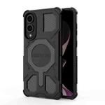 For Samsung Galaxy S25 Edge 5G BIBERCAS Real Color Series MagSafe Shockproof Phone Case(Black)