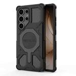 For Samsung Galaxy S25 Ultra 5G BIBERCAS Real Color Series MagSafe Shockproof Phone Case(Black)