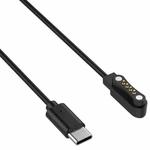 For PLAUD Note AI Voice Recorder xDfind Type-C / USB-C Interface Magnetic Charging Cable, Length: 1m(Black)