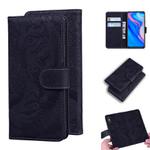 For Huawei P smart Z / Y9 Prime (2019) Tiger Embossing Pattern Horizontal Flip Leather Case with Holder & Card Slots & Wallet(Black)