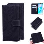 For Huawei P30 Lite / nova 4e Tiger Embossing Pattern Horizontal Flip Leather Case with Holder & Card Slots & Wallet(Black)
