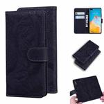 For Huawei P40 Tiger Embossing Pattern Horizontal Flip Leather Case with Holder & Card Slots & Wallet(Black)