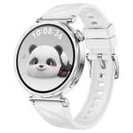 For Huawei Watch GT 5 41mm xDfind Ice Crystal Texture Silicone Watch Band(White)