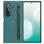 For Samsung Galaxy Z Fold7 5G NILLKIN Fold Liquid Silicone PC Phone Case with Stylus(Green)