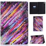 For Samsung Galaxy Tab A7 (2020) T500 Colored Drawing Pattern Voltage Horizontal Flip Black TPU + PU Leather Case with Holder & Card Slots & Anti-skid Strip & Sleep / Wake-up Function(Meteor)