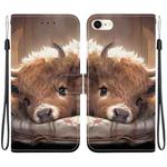 For iPhone SE 2022 / SE 2020 / 8 / 7 Crystal Texture Colored Drawing Leather Phone Case(Calf)