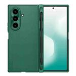 For Samsung Galaxy Z Fold7 5G NILLKIN Frosted Fold PC + TPU MagSafe Magnetic Phone Case with Stylus(Green)