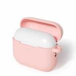 For AirPods Pro 3 Silicone Earphone Protective Case with Hook(Pink)