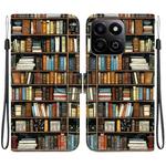 For Honor Play 60 Plus / 200 Smart / Play9T 5G Crystal Texture Colored Drawing Leather Phone Case(Bookshelf)