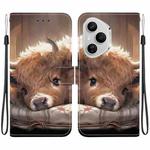 For Honor 400 Pro Global 160.8mm Crystal Texture Colored Drawing Leather Phone Case(Calf)