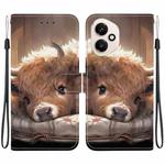 For Honor 400 Global 156.5mm Crystal Texture Colored Drawing Leather Phone Case(Calf)