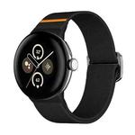 For Google Pixel Watch 3 45mm xDfind Elastic Nylon Watch Band(Black)