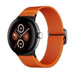 For Google Pixel Watch / Watch2 / Watch3 41mm xDfind Elastic Nylon Watch Band(Orange)