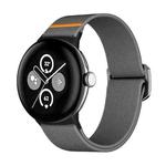 For Google Pixel Watch / Watch2 / Watch3 41mm xDfind Elastic Nylon Watch Band(Dark Grey)