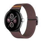 For Google Pixel Watch / Watch2 / Watch3 41mm xDfind Elastic Nylon Watch Band(Smoke Purple)