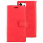 For iPhone 12 / 12 Pro GOOSPERY MANSOOR Crazy Horse Texture Horizontal Flip Leather Case with Holder & Card Slots & Wallet(Red)