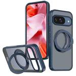 For Google Pixel 9 kalebol MagSafe Metal Ring Holder Phone Case(Blue)
