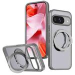 For Google Pixel 9 kalebol MagSafe Metal Ring Holder Phone Case(Titanium Gray)