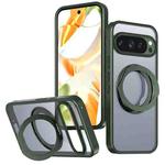 For Google Pixel 9 Pro kalebol MagSafe Metal Ring Holder Phone Case(Green)
