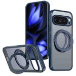 For Google Pixel 10 Pro XL kalebol MagSafe Metal Ring Holder Phone Case(Blue)