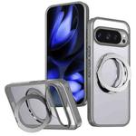 For Google Pixel 10 Pro XL kalebol MagSafe Metal Ring Holder Phone Case(Titanium Gray)