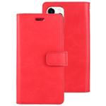 For iPhone 12 Pro Max GOOSPERY MANSOOR Crazy Horse Texture Horizontal Flip Leather Case with Holder & Card Slots & Wallet(Red)