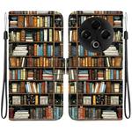 For Tecno Spark 30 4G Crystal Texture Colored Drawing Leather Phone Case(Bookshelf)