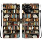 For Tecno Spark 30 Pro Crystal Texture Colored Drawing Leather Phone Case(Bookshelf)
