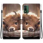 For Nokia XR21 Crystal Texture Colored Drawing Leather Phone Case(Calf)