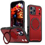 For iPhone 17 Pro Max kalebol Metal 360 Degree Rotation Holder MagSafe Phone Case(Red)