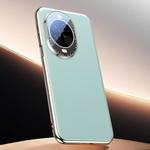 For Huawei nova 14 Skin Feel Leather Texture Cooling Phone Case(Cyan-blue)