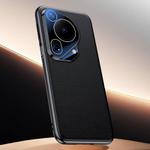 For Huawei Pura 70 Ultra Skin Feel Leather Texture Cooling Phone Case(Black)
