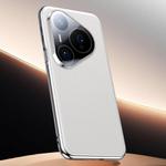 For Huawei Pura 70 Pro Skin Feel Leather Texture Cooling Phone Case(White)