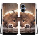 For Samsung Galaxy A07 4G / 5G / A06 4G / 5G Crystal Texture Colored Drawing Leather Phone Case(Calf)