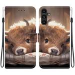 For Samsung Galaxy A15 4G / 5G Crystal Texture Colored Drawing Leather Phone Case(Calf)