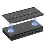 ORICO HST-2A2C 4 in 1 USB 3.2 10Gbps Detachable Magnetic Docking Station(Black)