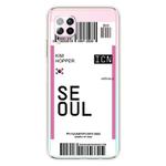 For Huawei P40 Lite 4G Boarding Card Series Pattern TPU Protective Case(Flag Seoul)