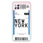 For Huawei P40 Lite 4G Boarding Card Series Pattern TPU Protective Case(New York)