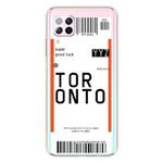 For Huawei P40 Lite 4G Boarding Card Series Pattern TPU Protective Case(Toronto)