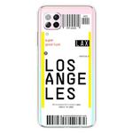 For Huawei P40 Lite 4G Boarding Card Series Pattern TPU Protective Case(Los Angeles)