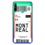 For Huawei P40 Lite E Boarding Card Series Pattern TPU Protective Case(Montreal)