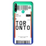 For Huawei P40 Lite E Boarding Card Series Pattern TPU Protective Case(Toronto)