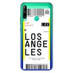 For Huawei P40 Lite E Boarding Card Series Pattern TPU Protective Case(Los Angeles)