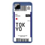 For Huawei Y5P 2020 Boarding Card Series Pattern TPU Protective Case(Flag Tokyo)