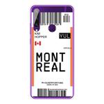 For Huawei Y6P 2020 Boarding Card Series Pattern TPU Protective Case(Montreal)